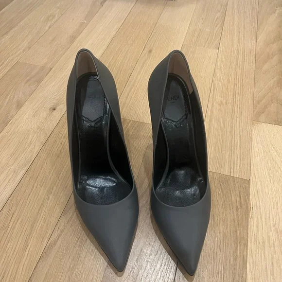 ✨Fendi Gray Stillettos✨ - Picture 3 of 8